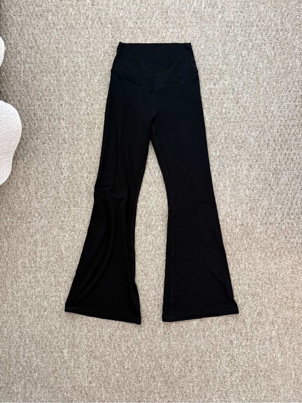 Offline by Aerie Real Me Black Cross Over High Waist Flare Leggings